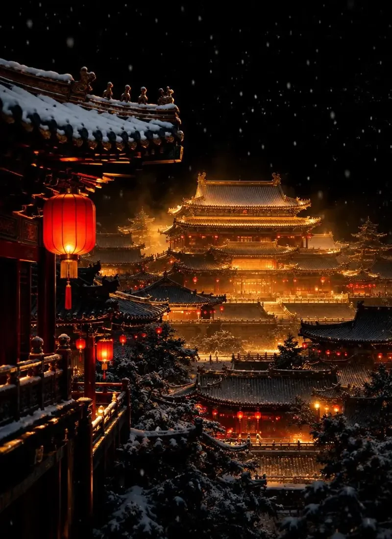 《宫墙雪：昭仪她不争宠》短剧封面，古装题材100集